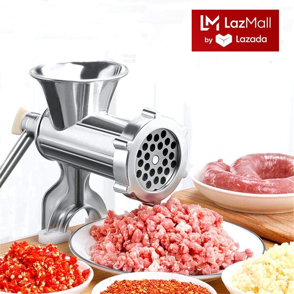 Store LazMall Chính Hãng Công Nghệ Mới (SG) Inox Cối Xay Thịt _ Máy Xay Thịt Bằng Tay Đế Kẹp Bàn Chắ