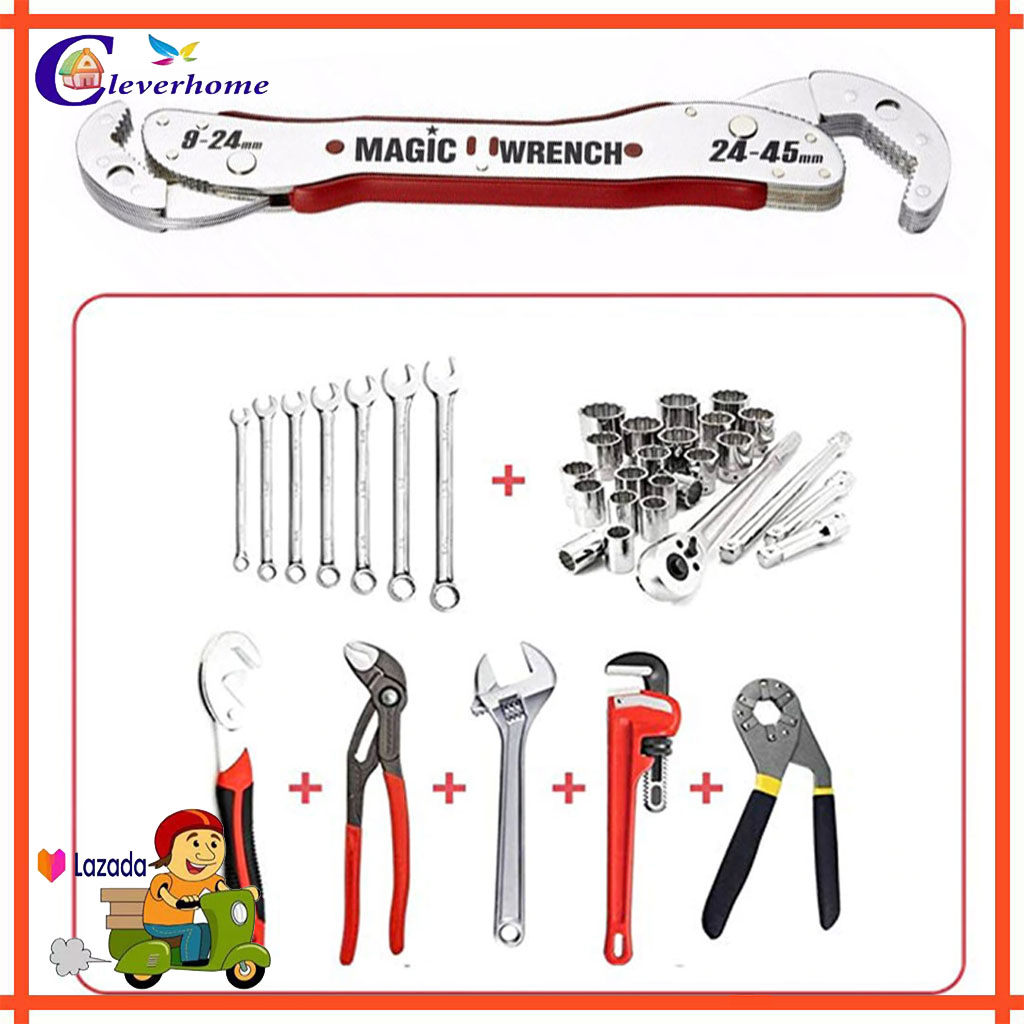Cờ lê đa năng Magic Wrench 9-45 mm CHÍNH HÃNG giá tốt mở được mọi kích thước mọi loại ốc vít dụng cụ sửa chữa hữu ích trong gia đình bạn - Bảo Hành 6 Tháng