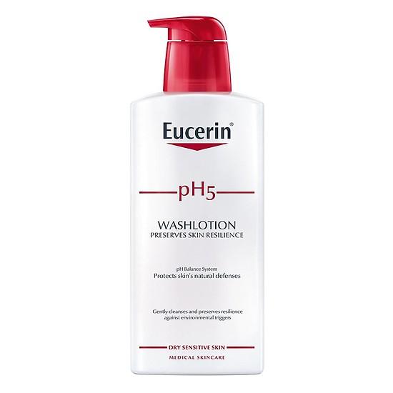 Sữa Tắm Và Rửa Mặt Dành Cho Da Nhạy Cảm Eucerin pH5 400ml