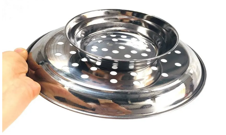 Vỉ hấp inox có chân size 22c-24cm-26cm siêu tiện lợi dùng được cho tất cả các loại nồi chất liệu ino