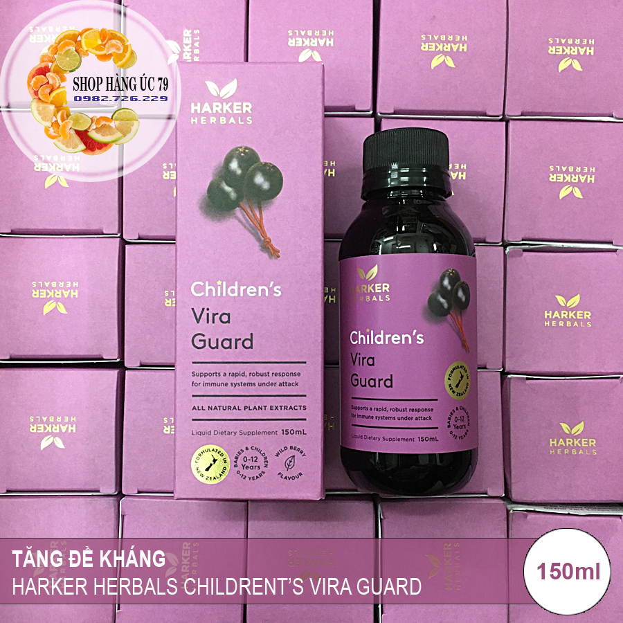 Tăng Đề Kháng - Harker Herbals Childrents Vira Guard 150Ml