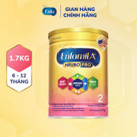 Sữa bột Enfamil A+ NeuroPro 2 Vị thanh mát 2FL HMO với dưỡng chất DHA & MFGM cho trẻ từ 6 –12 tháng tuổi– 1.7kg