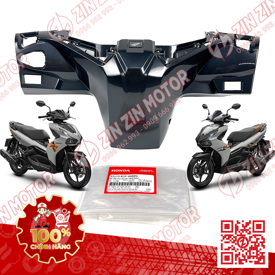 Dàn Áo AB 2020 AirBlade 150 Xám Xi Măng (Xám Chuột) 2022 Phiên Bản Giới Hạn Chính Hãng Honda - ZZM