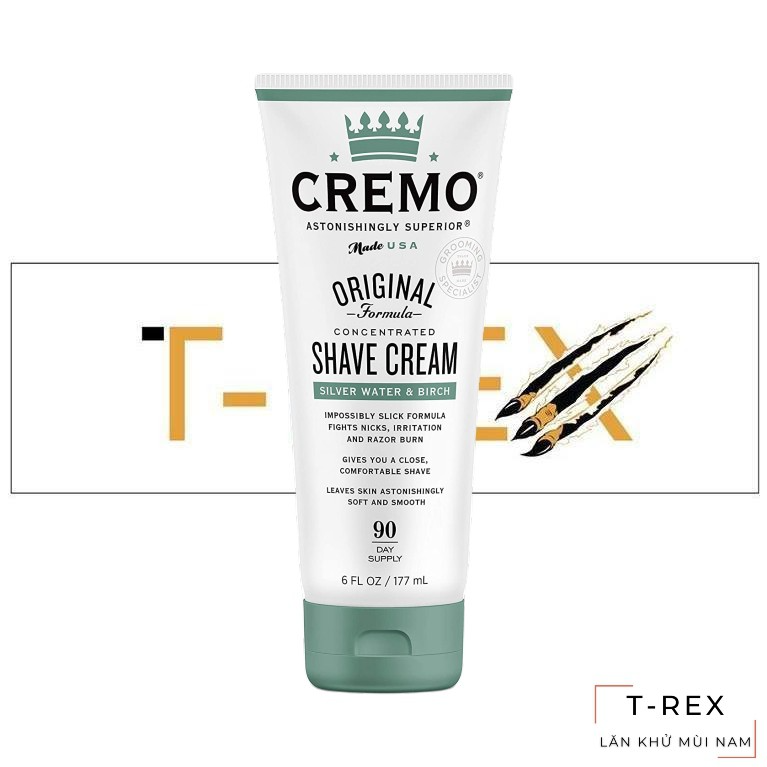 [Hcm]Kem Cạo Râu Cremo Silver Water & Birch 177Gr (Cam Kết Hàng Đúng Mô Tả Chất Lượng Đảm Bảo An Toàn)