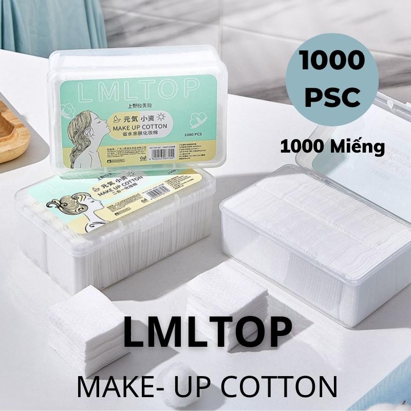 Bông tẩy trang đắp toner lotion mask LMLTOP 1000 miếng cotton mềm 2023