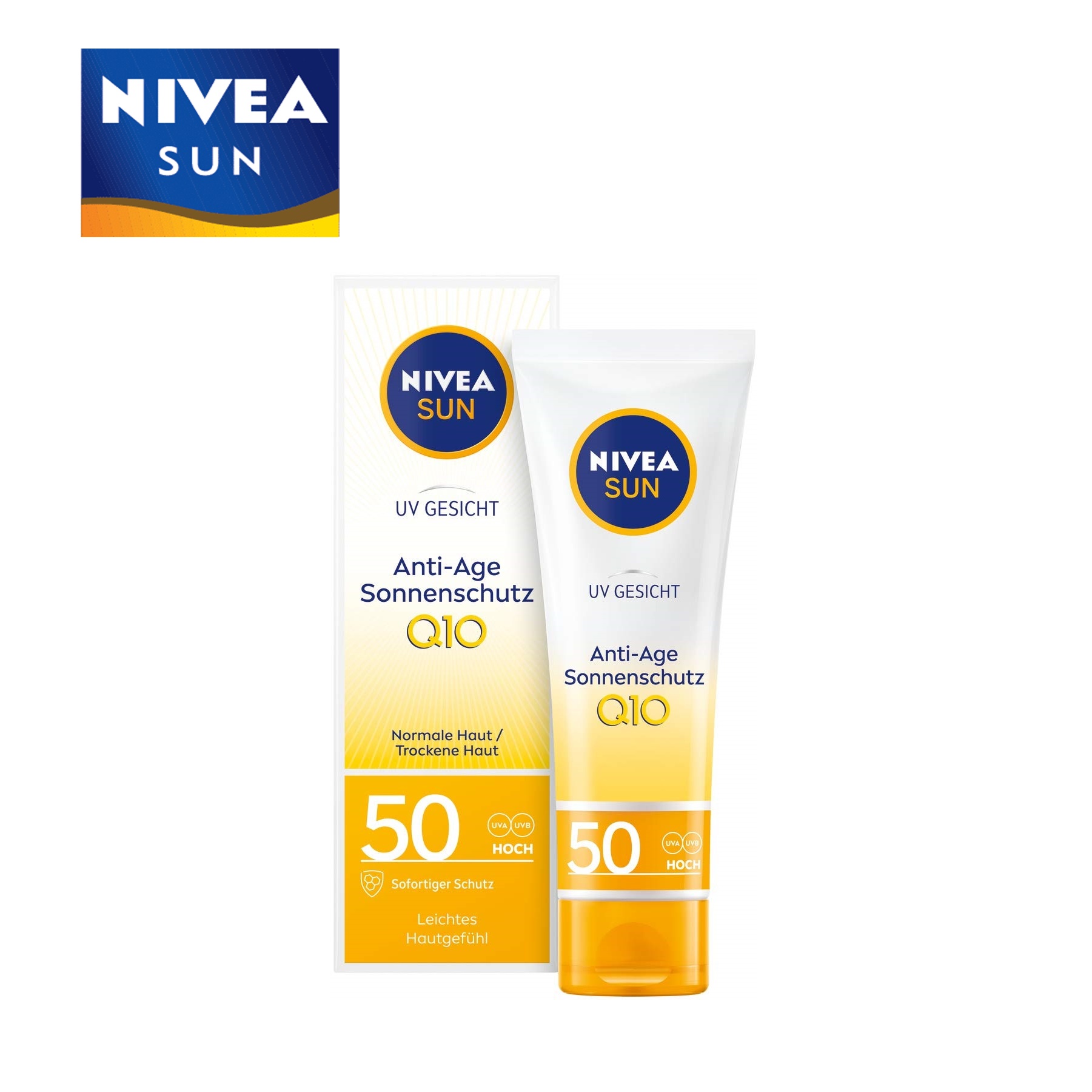 Kem Chống Nắng Nivea Sun Uv Gesicht Spf50 Chống Lão Hóa Nám Sạm Tàn Nhang. Phù Hợp Mọi Loại Da - Hàng Nhập Đức