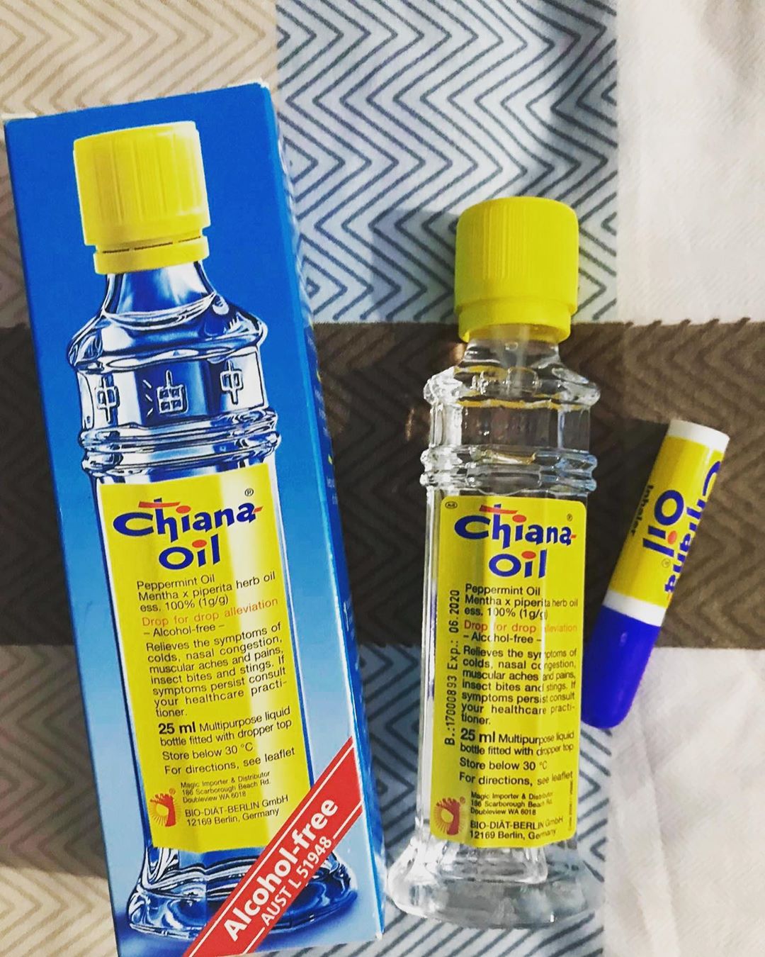 Dầu nóng Chiana oil (hàng xách tay Úc)