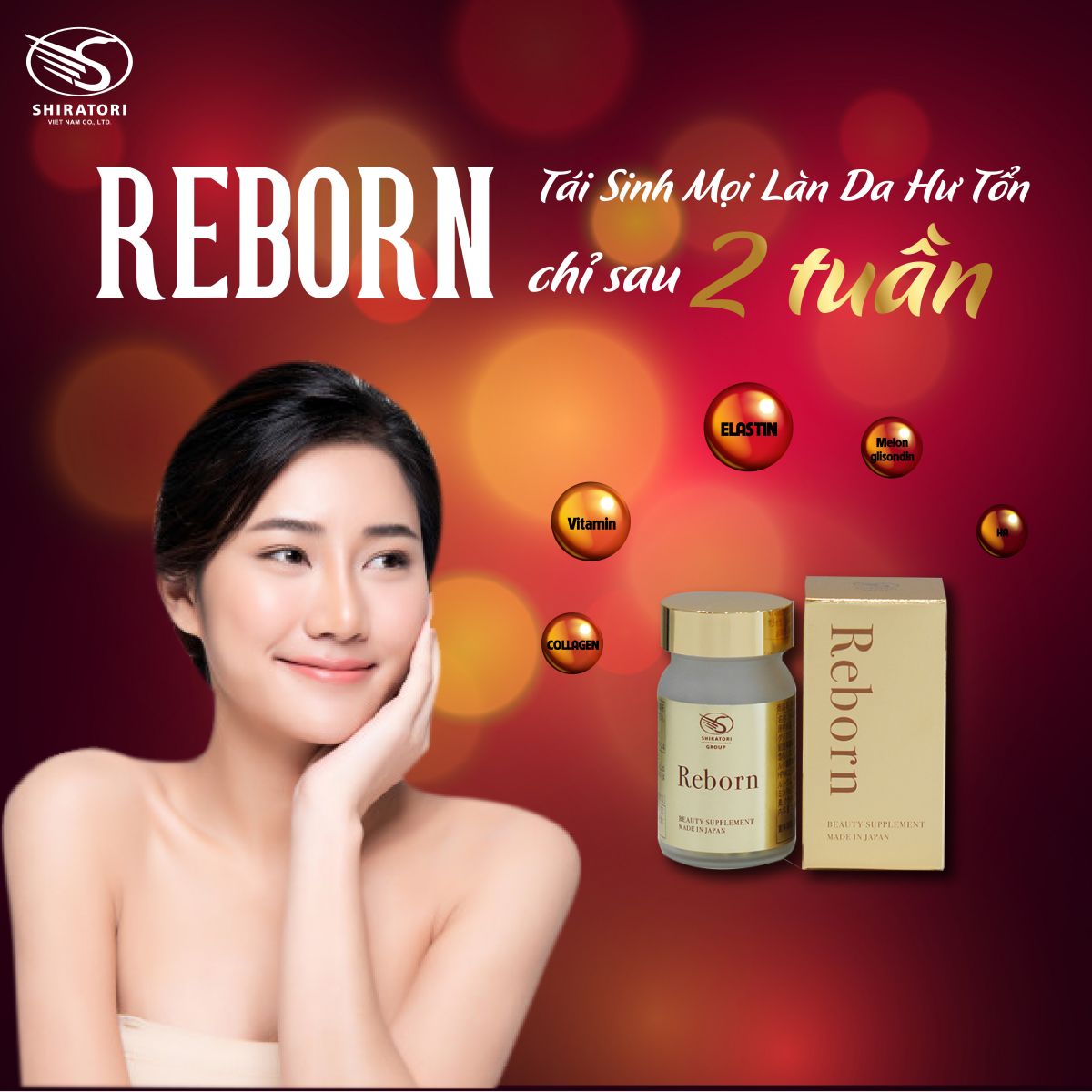 Viên Uống Trẻ Hóa - Tái Tạo Da Thần Tốc Reborn