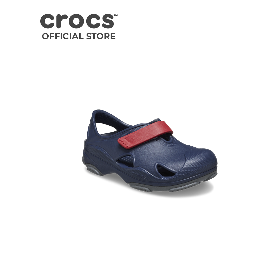 Xăng Đan Trẻ Em Crocs Toddler All-Terrain Fisherman - Navy/Pepper