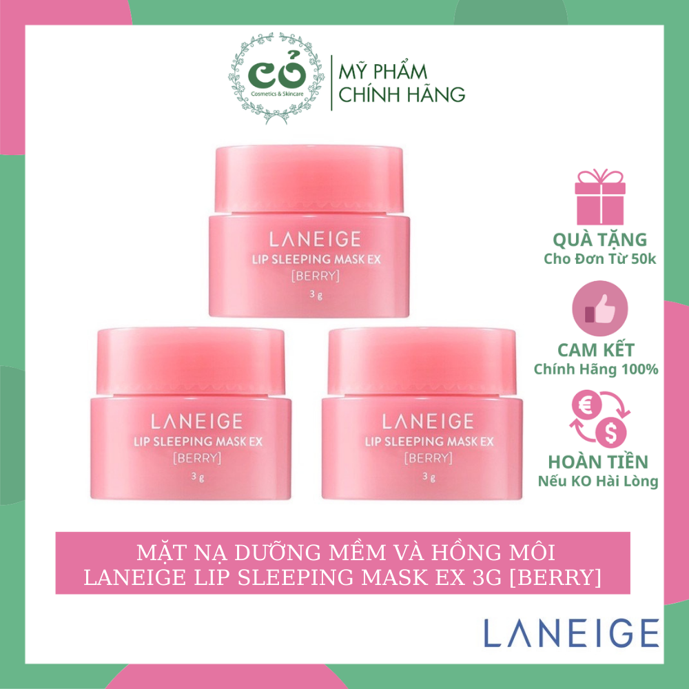 Mặt Nạ Dưỡng Môi Laneige Lip Sleeping Mask Ex 3g [Berry]
