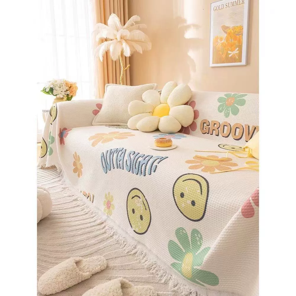 Vỏ bọc ghế sofa nhung Nhật Bản thời trang chống trượt cho ghế sofa 1/2/3/4 chỗ ngồi bảo vệ ghế sofa cho phòng khách trang trí nhà cửa