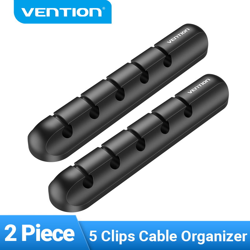 Vention Multifunction Cable Manager Cable Organizer Silicone USB Network Cable Winder Thread manage