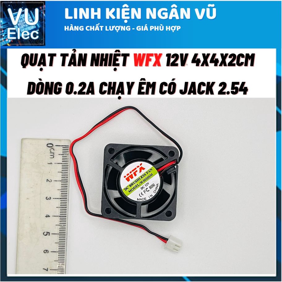 Quạt Tản Nhiệt 12V 4x4 6x6 8x8 12x12CM Quạt làm mát 12V đủ loại