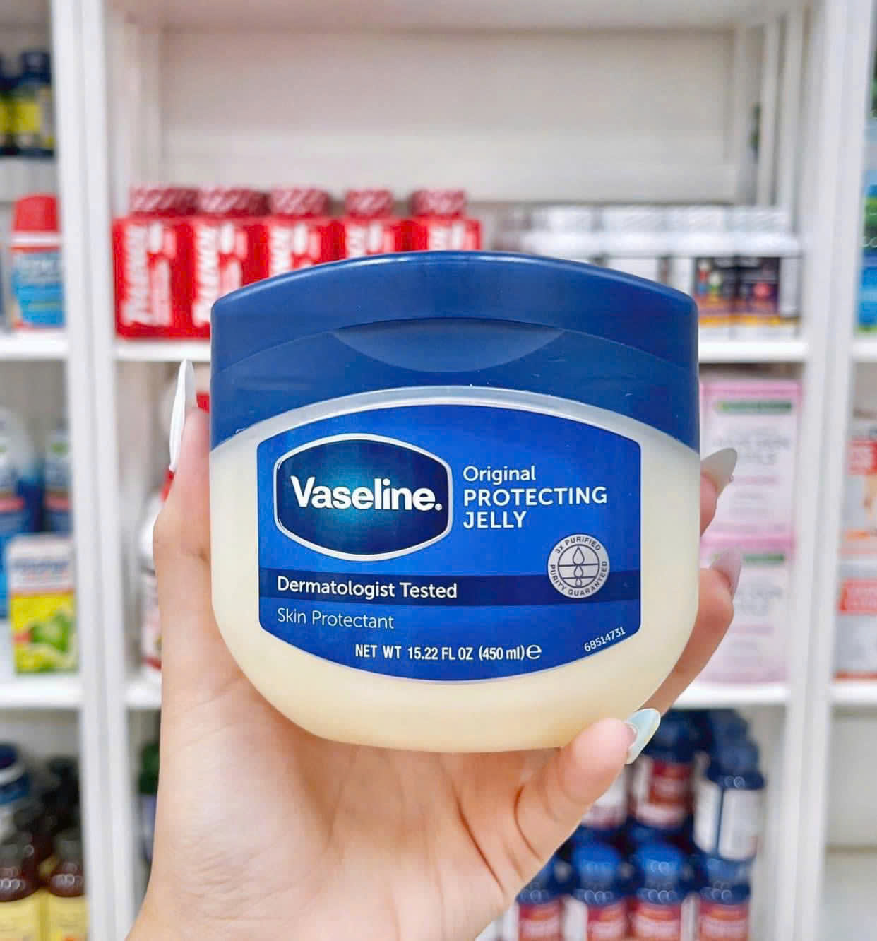 Sáp Vaseline 49g Original 100% pure petroleum jelly 49g / 450ml