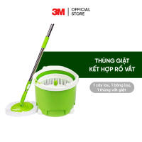 Bộ cây lau nhà 360 độ 3M™ Scotch-Brite™ 360 độ tích hợp giặt và vắt Dùng vệ sinh sàn nhà