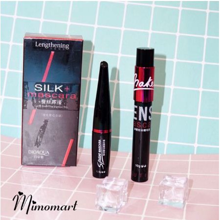 Set Mascara Kèm Cây Nối Dài Mi Silk Kèm Ảnh Thật