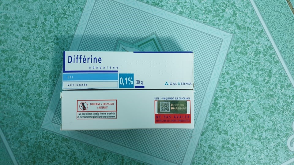 gel differine chính hãng galderma hỗ trợ mụn ẩn viêm chứa adapalene 0.1%