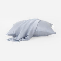 [Nhiều màu] 01 Vỏ Gối Nằm Gòn Bedding Lụa Satin Premium Cao Cấp Khoá Kéo Màu Trơn 50x70 cm