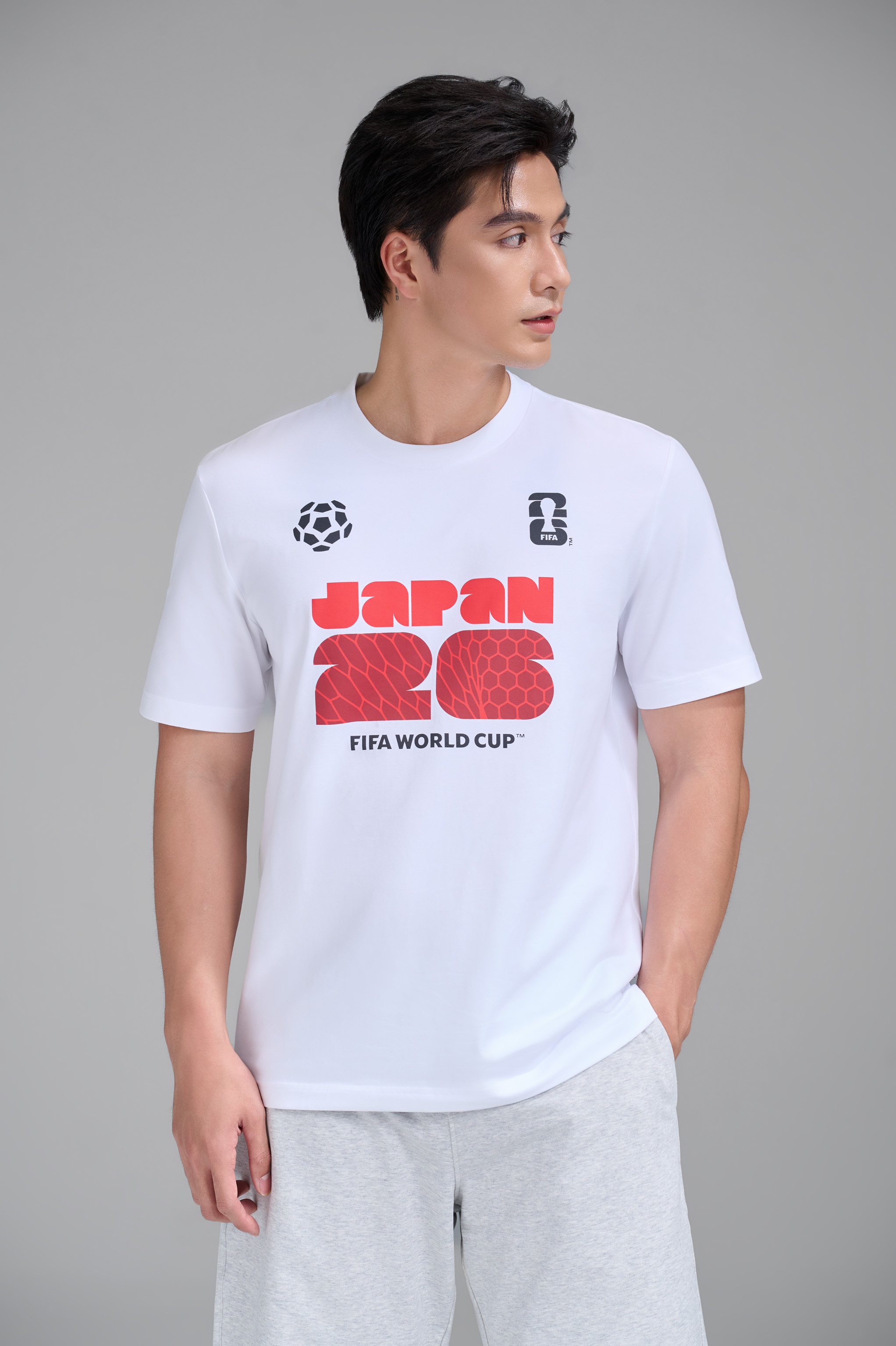 [BST FIFA WORLD CUP 2026]Áo thun Tshirt nam nữ Cotton Compact World Cup Japan Edition 26 Áo cổ vũ đội tuyển Nhật co giãn thoáng khí