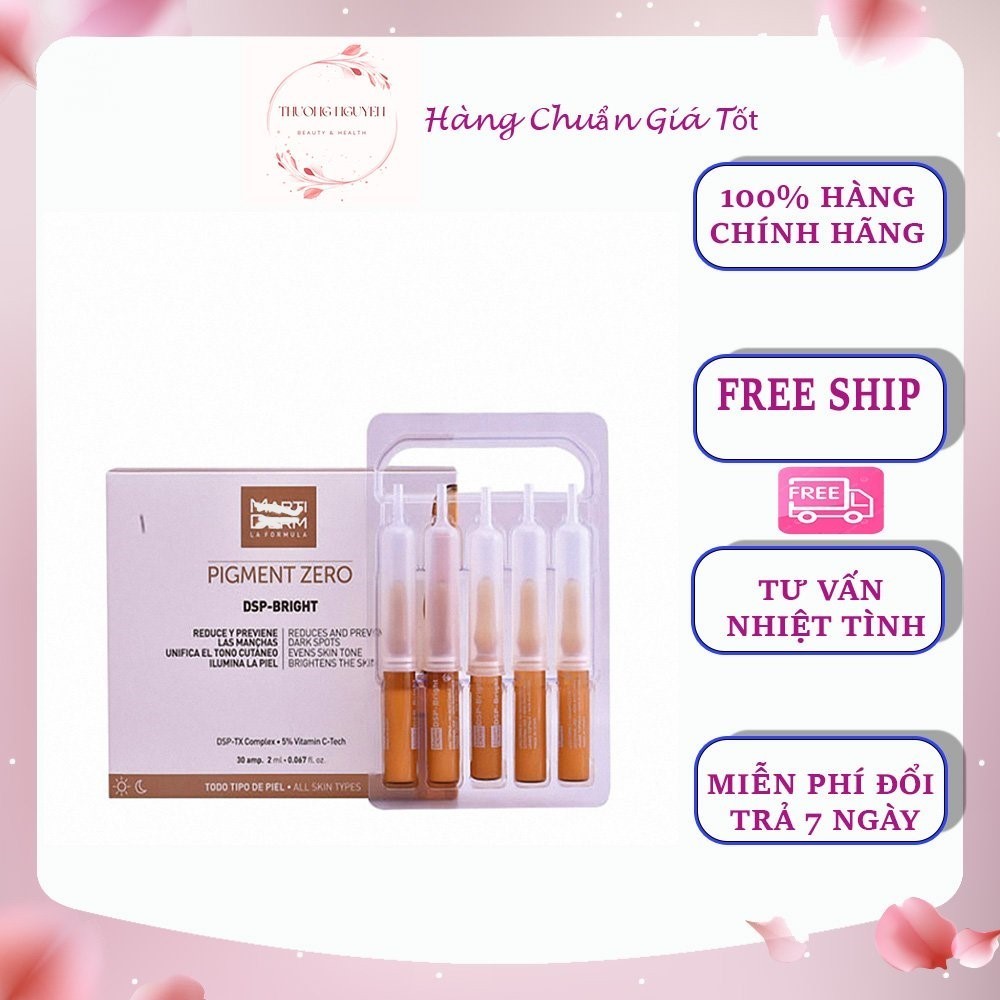 Serum dưỡng Trắng Da Martiderm Pigment zero DSP Bright - Ampoule Dưỡng Sáng Đều Màu Da Giảm Nám Tàn 