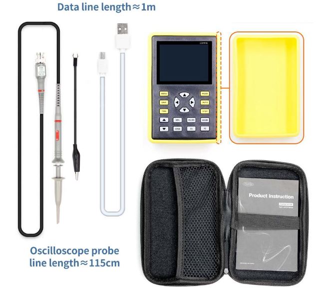 Máy hiện sóng cầm tay FNIRSI-5012H 100MHz Oscilloscope bản quốc tế