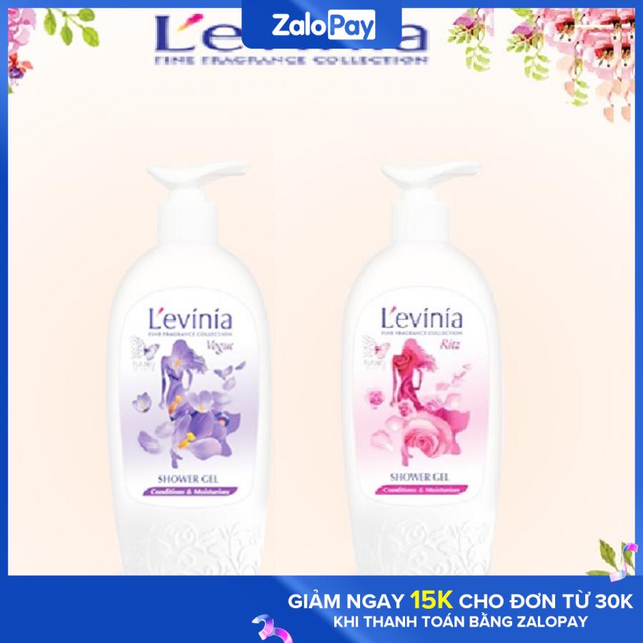 Sữa Tắm Levinia 500G Hồng - Tím (Levinia)