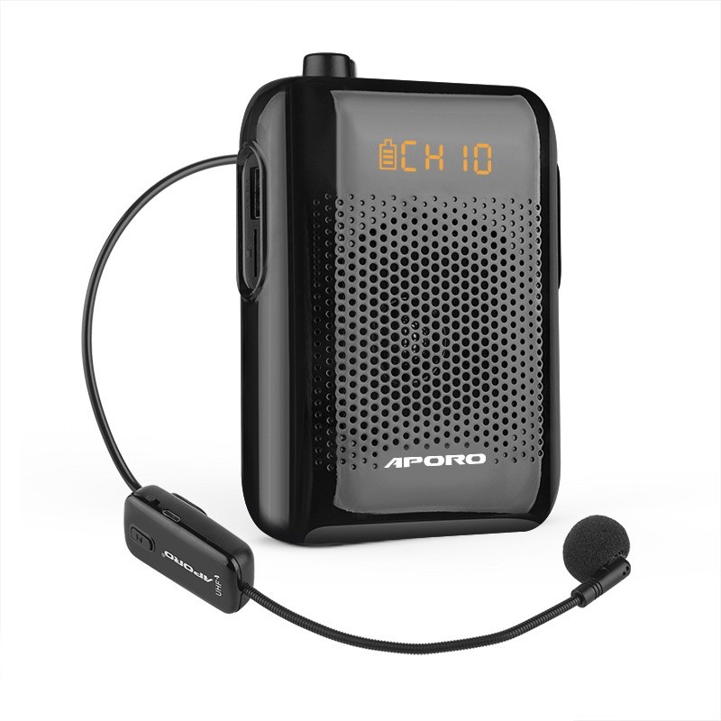 Máy Trợ Giảng Aporo T30 UHF - 2.4G Không Dây Bluetooth 5.0 NEW 2021 Chính Hãng Bh 18 Tháng