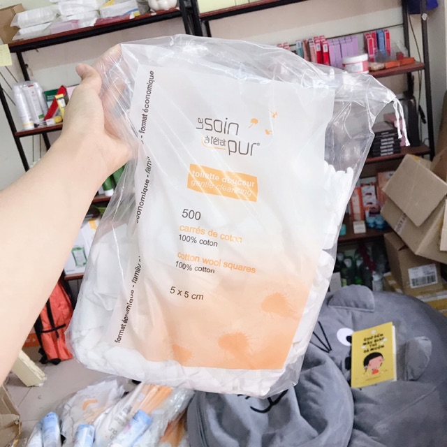 Bông Tẩy Trang Pháp 500 Miếng Tettra Bông Tẩy Trang Pháp 500 Miếng Tettra