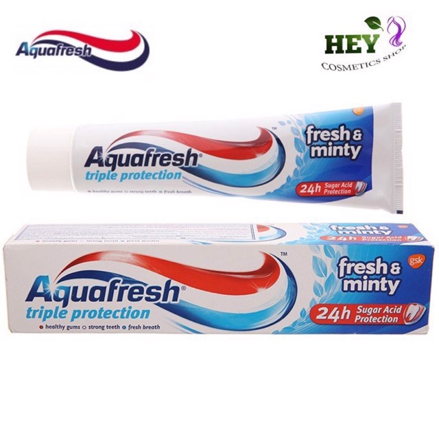 [Hcm][Giá Giảm Sâu] Kem Đánh Răng Aquafresh Bạc Hà Thơm Mát 100Ml Của Mỹ Hạn Sử Dụng Đến Tháng 12 Năm 2022