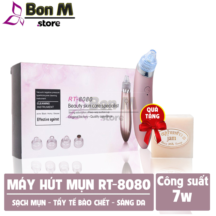 Máy Hút Mụn Hàn Quốc - Máy Hút Mụn Cao Cấp - Hút Tất Cả Mụn Cámmụn Đầu Đen Bã Nhờn Bẩn Bụi - Hút Sạch Mụn Sâu Bên Trong Da Mặt - Sử Dụng Pin Rời An Toàn Hiệu Quả