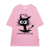 Áo thun nữ form rộng local brand ATD1506 Miucho vải cotton thoáng mát cổ tròn in mix