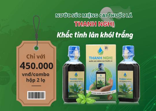 Bộ 2 Chai Nước Súc Miệng Thảo Dược Thanh Nghị - Tặng Bàn Chải Cao Cấp