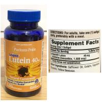 Viên uống bổ mắt Lutein with Zeaxanthin Puritans Pride [Hàng Mỹ]