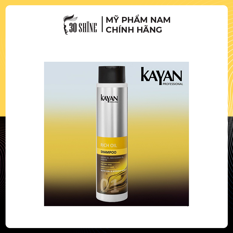 30Shine Dầu Gội Kayan Rich Oil Dành Cho Tóc Khô 400Ml