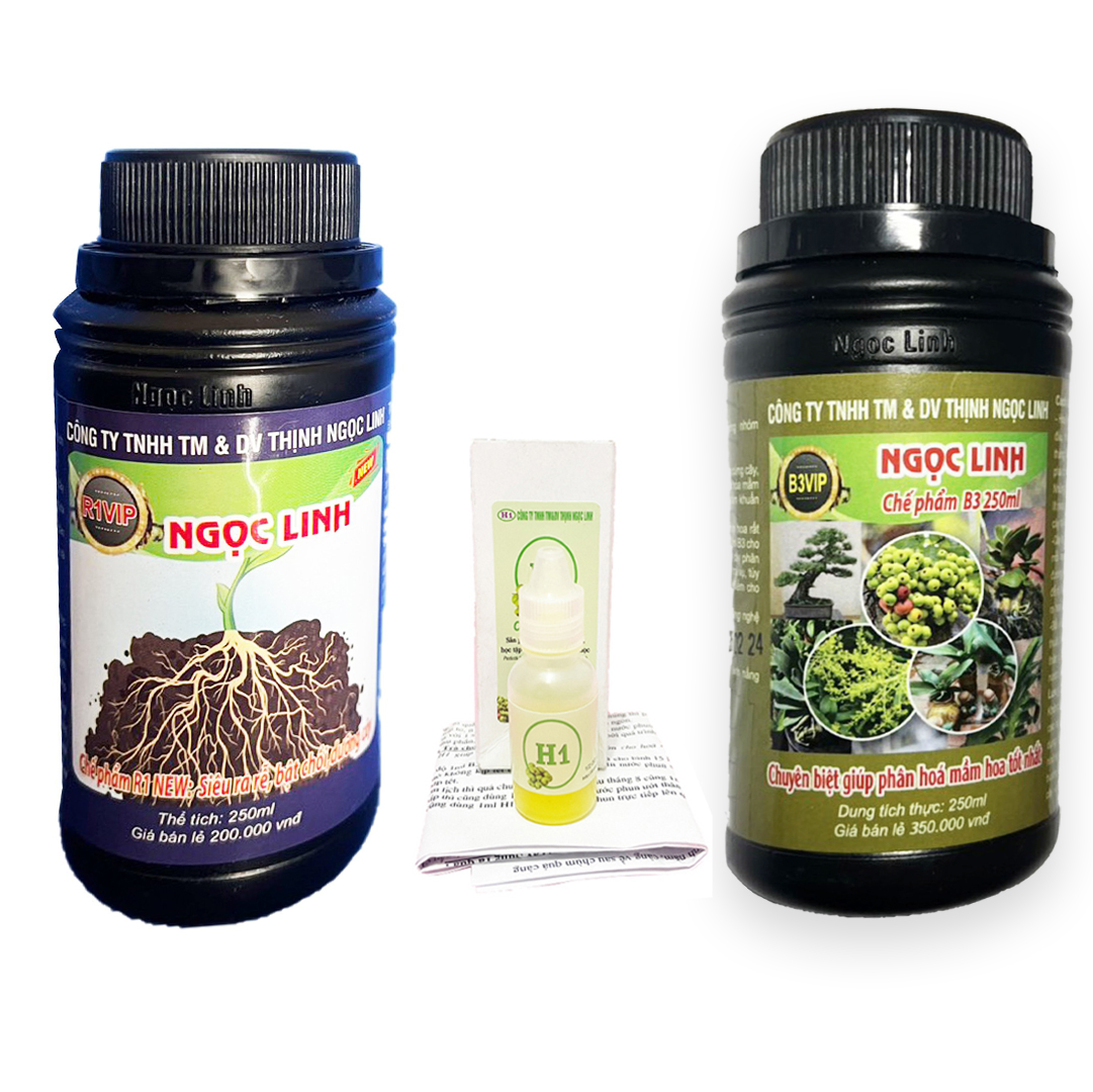 Bộ sản phẩm R1-H1-B3 Ngọc Linh điều khiển ra hoa tạo quả và chăm dưỡng cây