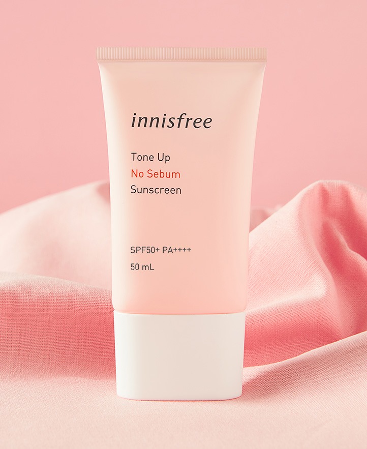 [Hcm]Kem Chống Nắng Kiềm Dầu Nâng Tông Da Innisfree Màu Hồng 50Ml - Kho Sỉ Nét Việt