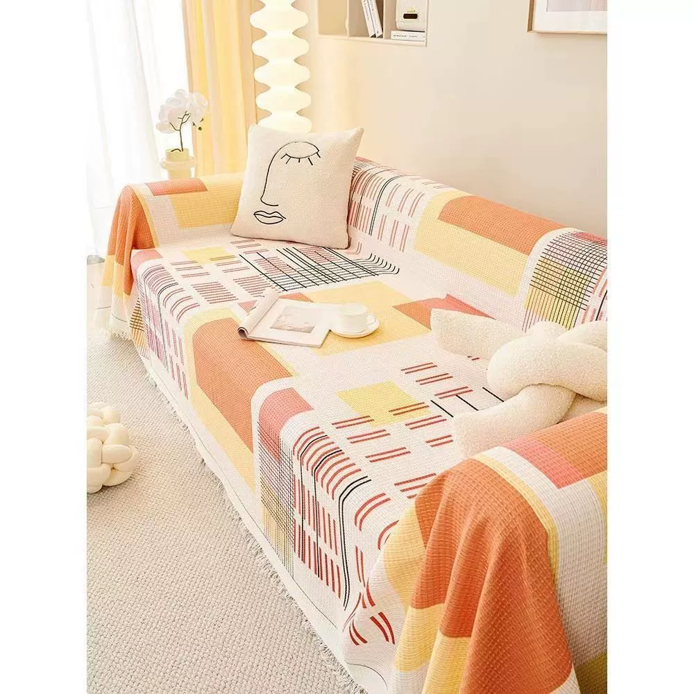 Vỏ bọc ghế sofa nhung Nhật Bản thời trang chống trượt cho ghế sofa 1/2/3/4 chỗ ngồi bảo vệ ghế sofa cho phòng khách trang trí nhà cửa
