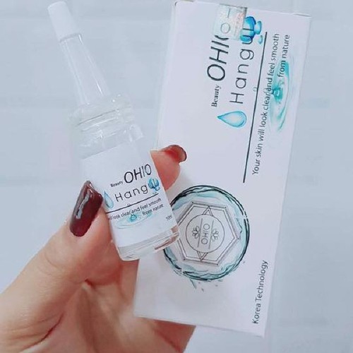 [Hcm]Serum Ủ Mụn Ohio Giúp Giảm Mụn Làm Trắng Da Kèm Cây Nặn Mụn