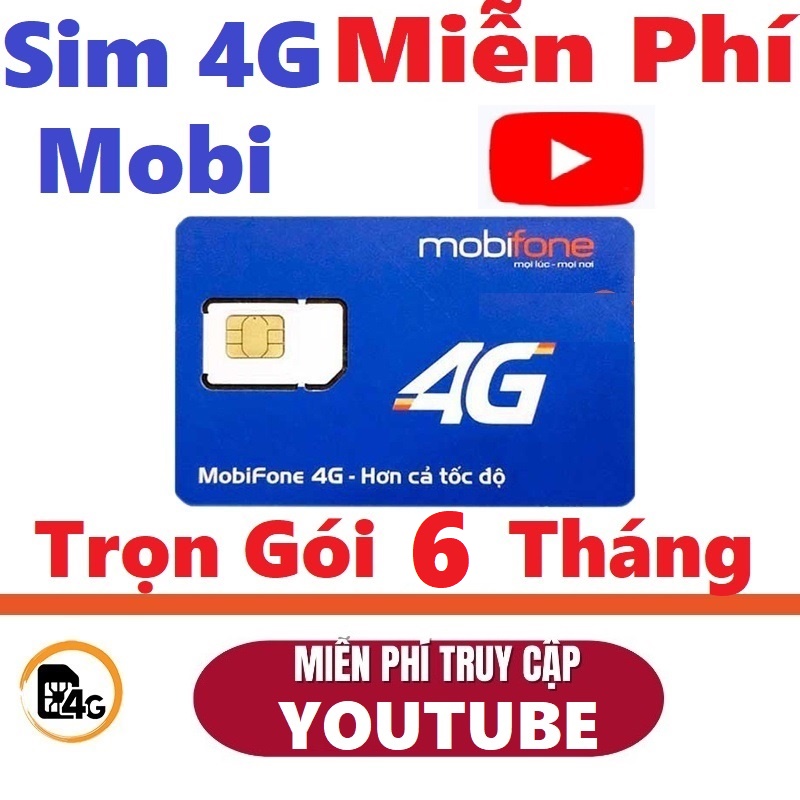 ( Có Esim ) Siêu Sim 4G Mobifone Không Giới Hạn Data Truy Cập - Sài 1 Năm Không Nạp Tiền | MDT250A -