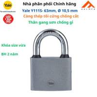 Ổ khoá bấm Yale Y111S/60/132/1 màu bạc size 60. Ổ khoá treo chống trộm chống cắt rất tốt cho cửa nhà- NPP AALock