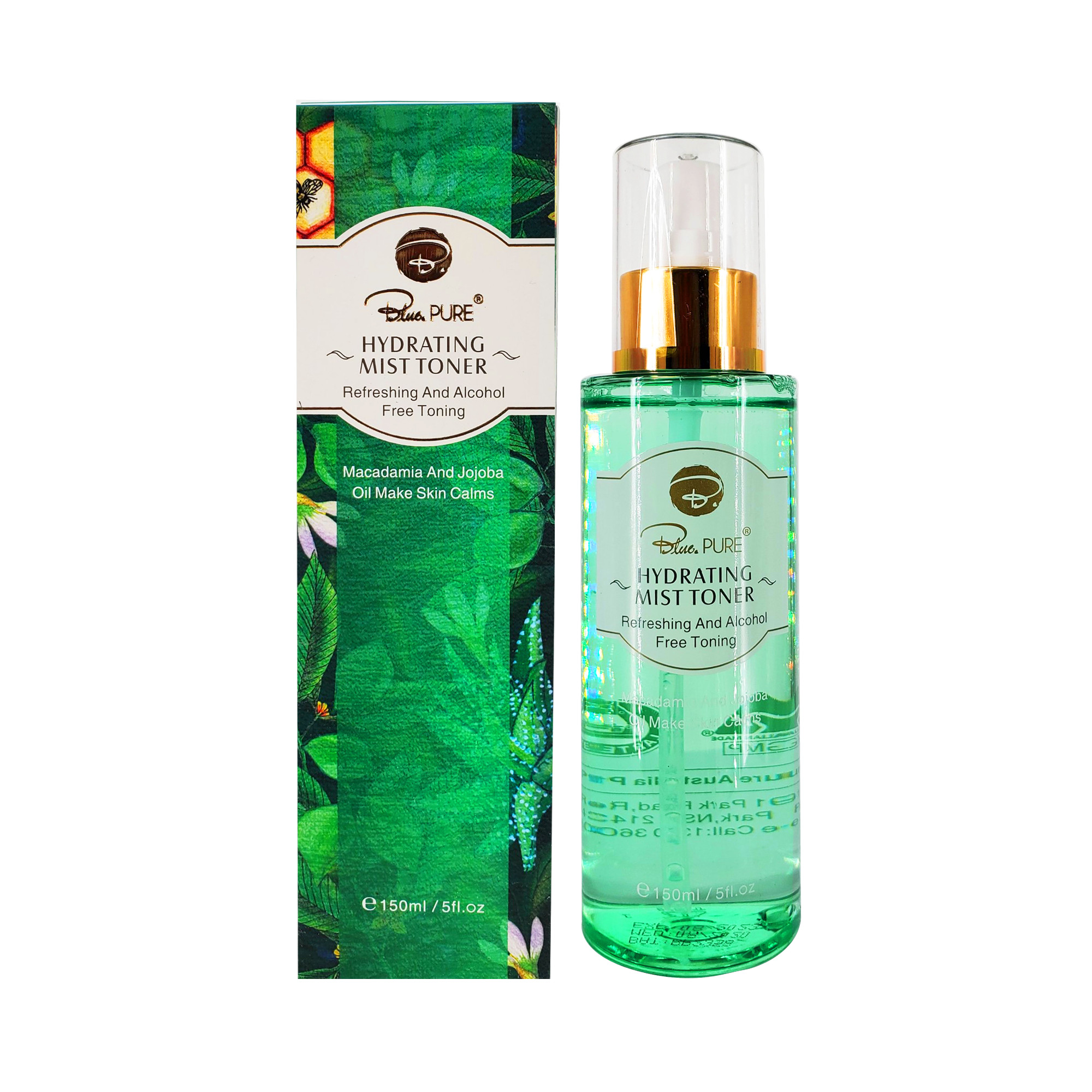 [HCM]Xịt dưỡng hoa hồng tầng sâu không cồn Blue.pure Hydrating Mist Toner (150ml) HÀNG ÚC CHÍNH HÃNG