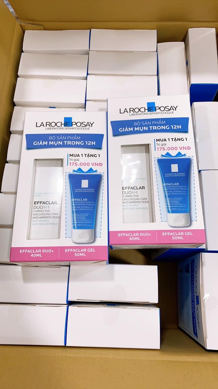 [Hcm]Set Trị Mụn Laroche Posay Duo+