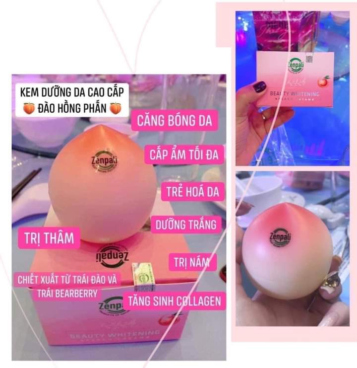 Đào Hồng Phấn Kem Dưỡng Trắng Tái Tạo Da Chuyên Sâu Cao Cấp (Mua 1 Tặng 1)