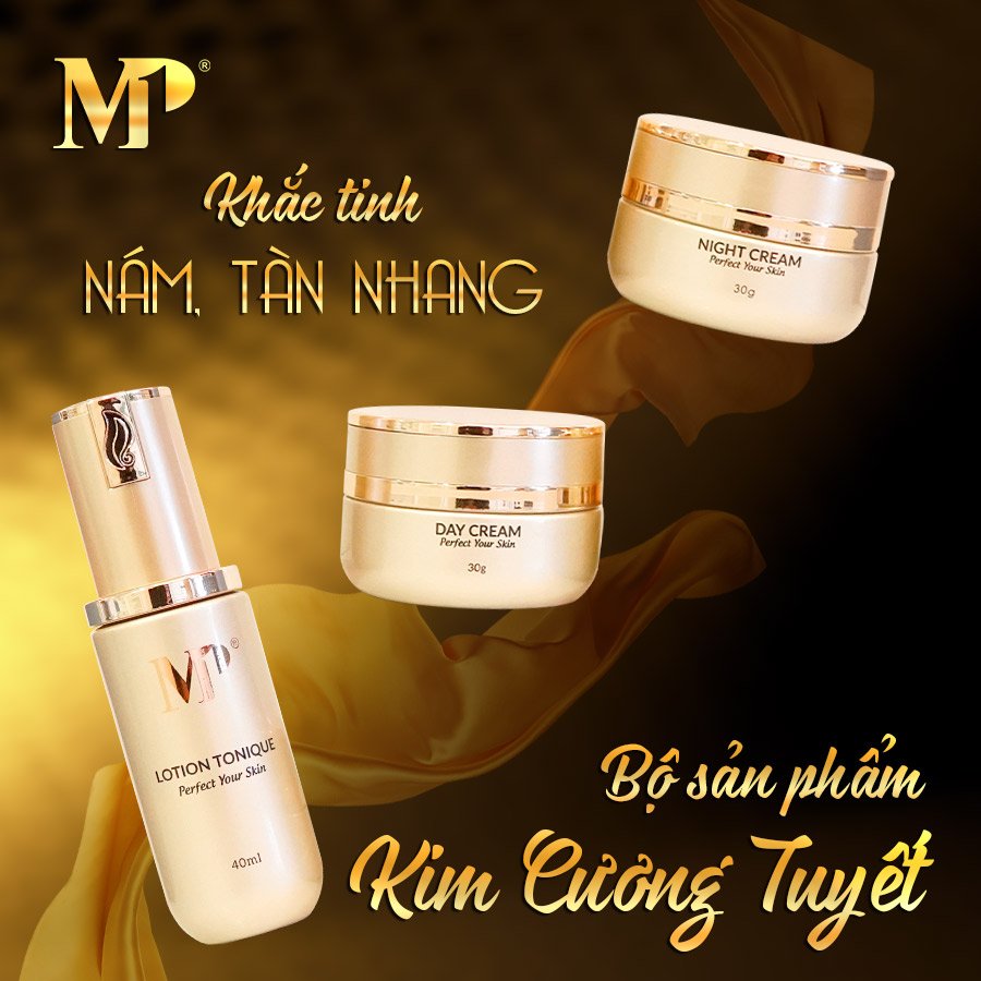 Bộ Chăm Sóc Da Cao Cấp 3 Trong 1 MP1 - Bộ kim cương tuyết