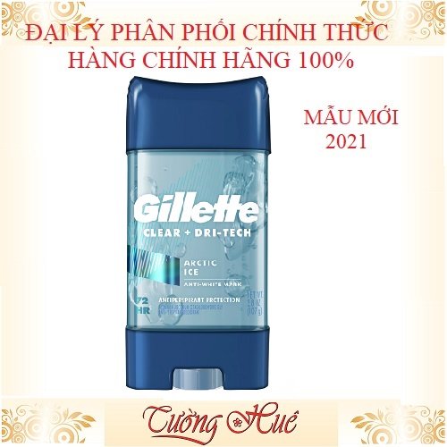 Gel Lăn Khử Mùi Gillette Clear Gel Scent Xtend Arctic Ice 107g