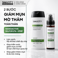 Combo giảm mụn & mờ thâm toàn thân toàn diện: Sữa tắm tẩy tế bào da chết 250ml & Xịt giảm mụn mờ thâm 100ml