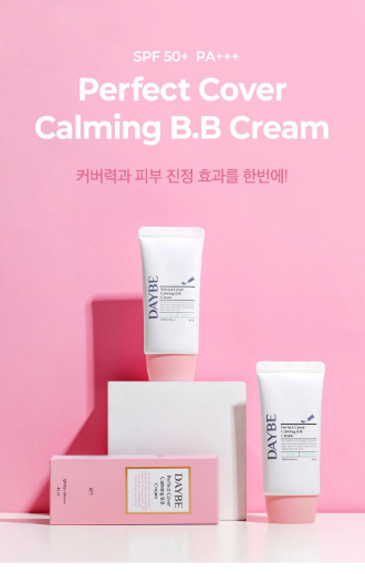 [HCM]B.B Cream dành cho da nhạy cảm – làm dịu và giảm stress cho làn da – DAYBE Perfect Cover Calming B.B Cream SPF50+/PA+++ 45ml