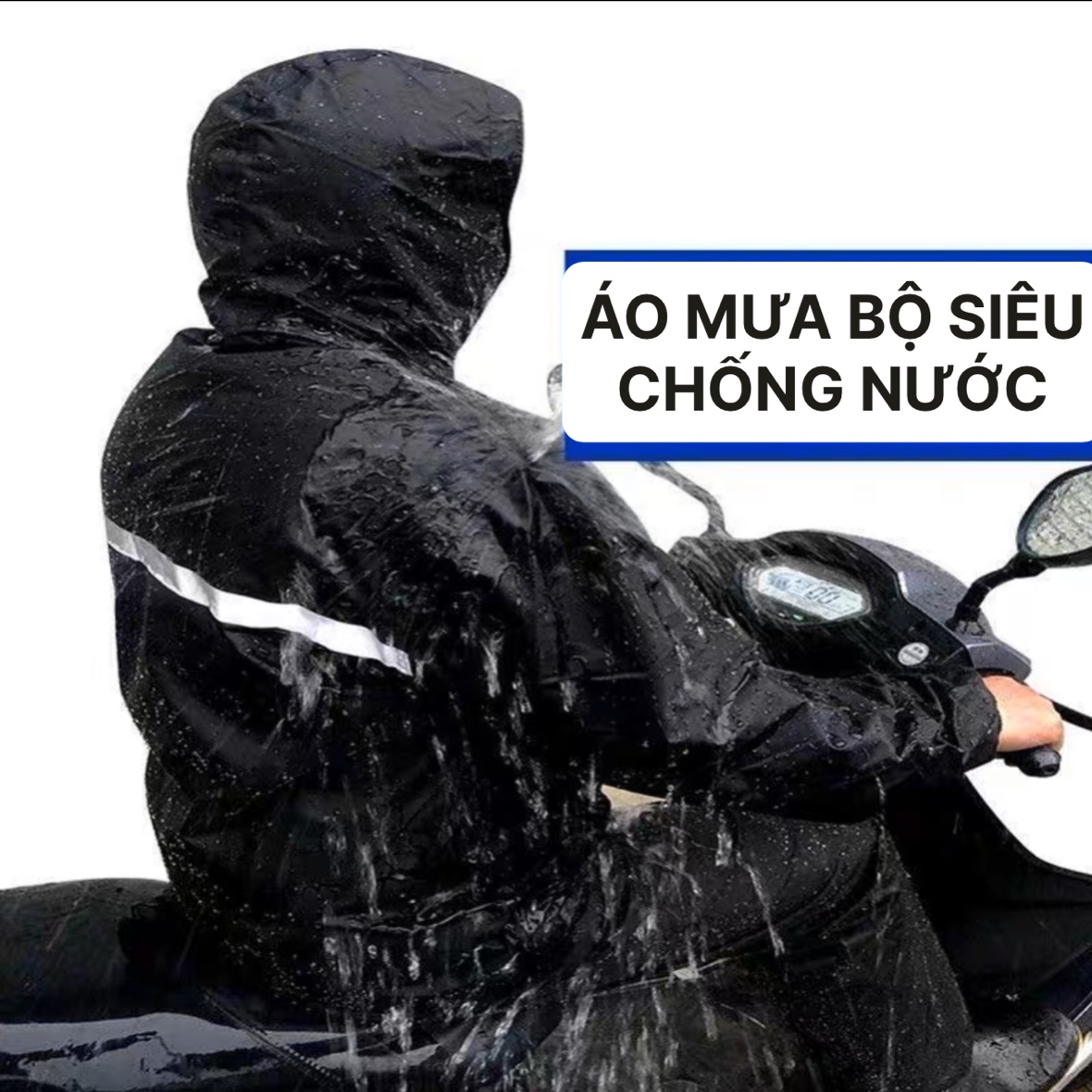 BỘ QUẦN ÁO ĐI MƯA FREESIZE NGƯỜI LỚN CHỐNG THẤM NƯỚC CHỐNG BÁM BẨN CỰC TỐT  - ÁO MƯA BỘ THỜI TRANG C