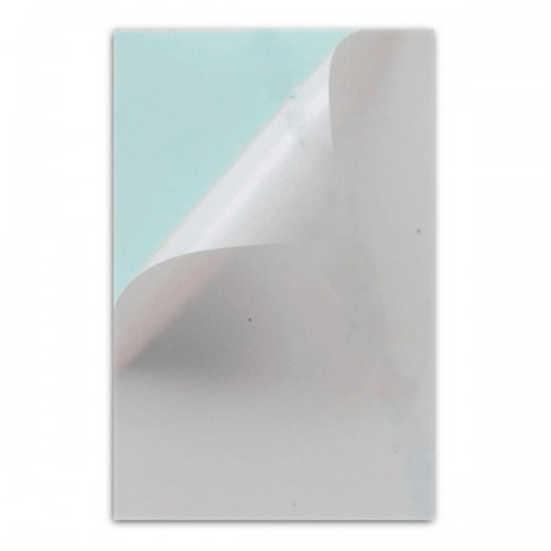 Giấy Decal Khổ A4 Đế Xanh Mặt Nhám (Xấp 100 tờ)