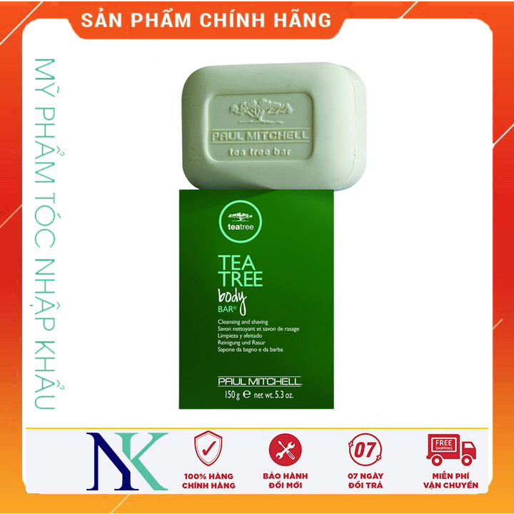 [Hcm]Xà Phòng Tắm Tea Tree Body Bar 150G